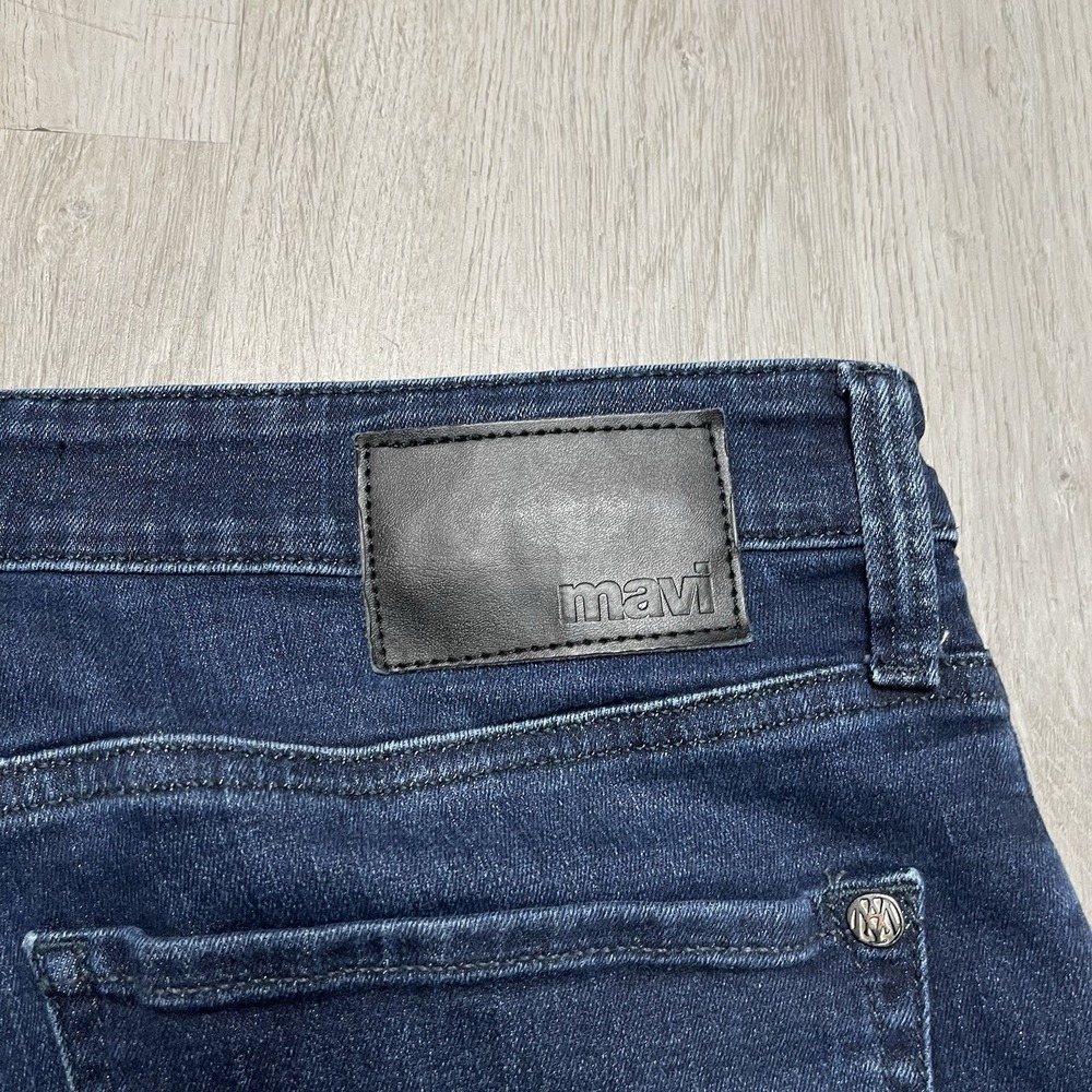 Mavi Jake Jeans Mens 34x31 Blue Slim Leg Cotton Blend Stretch Preppy Mid Rise - Picture 7 of 12